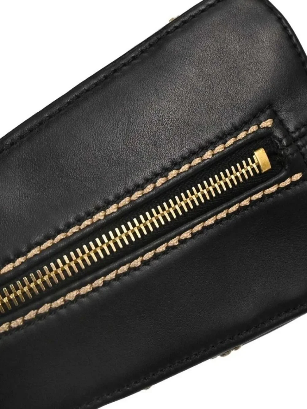 Chanel Black Calfskin Wild Stitch Handbag 188844